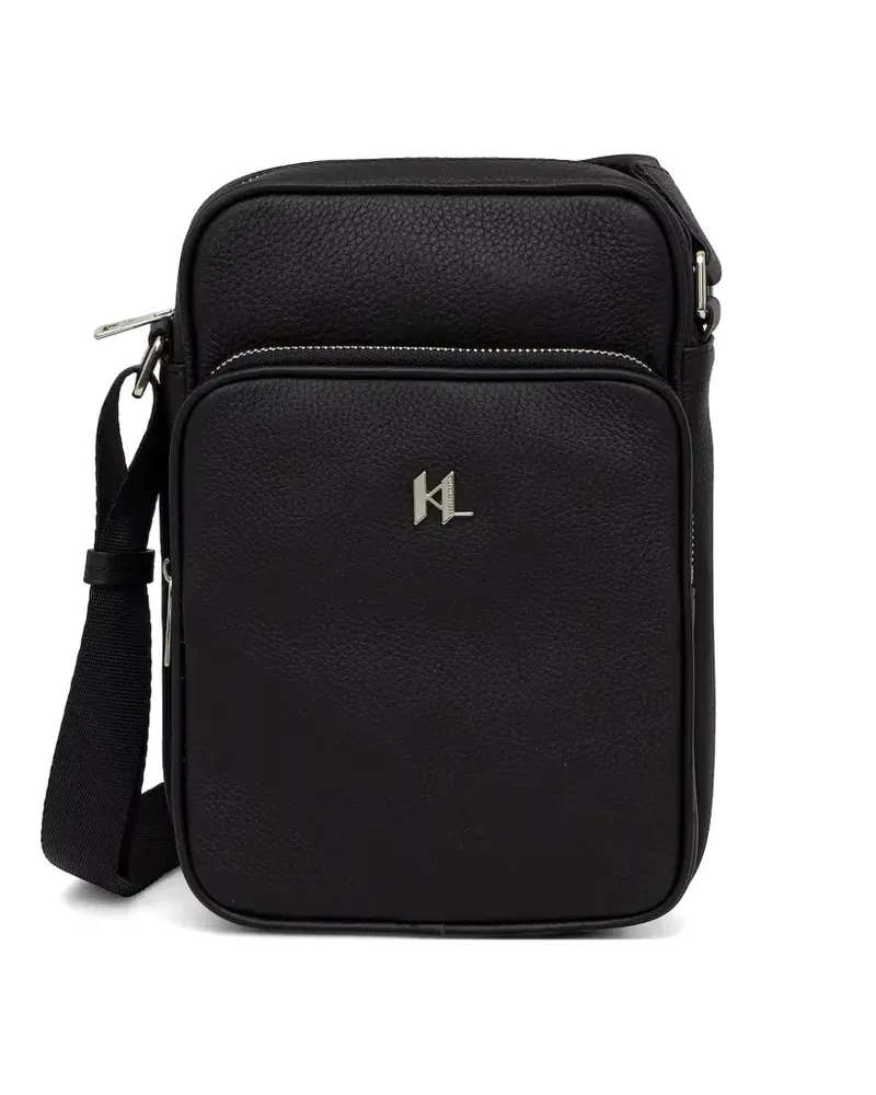 Karl Lagerfeld K/Monogram cross body bag - Schwarz Schwarz