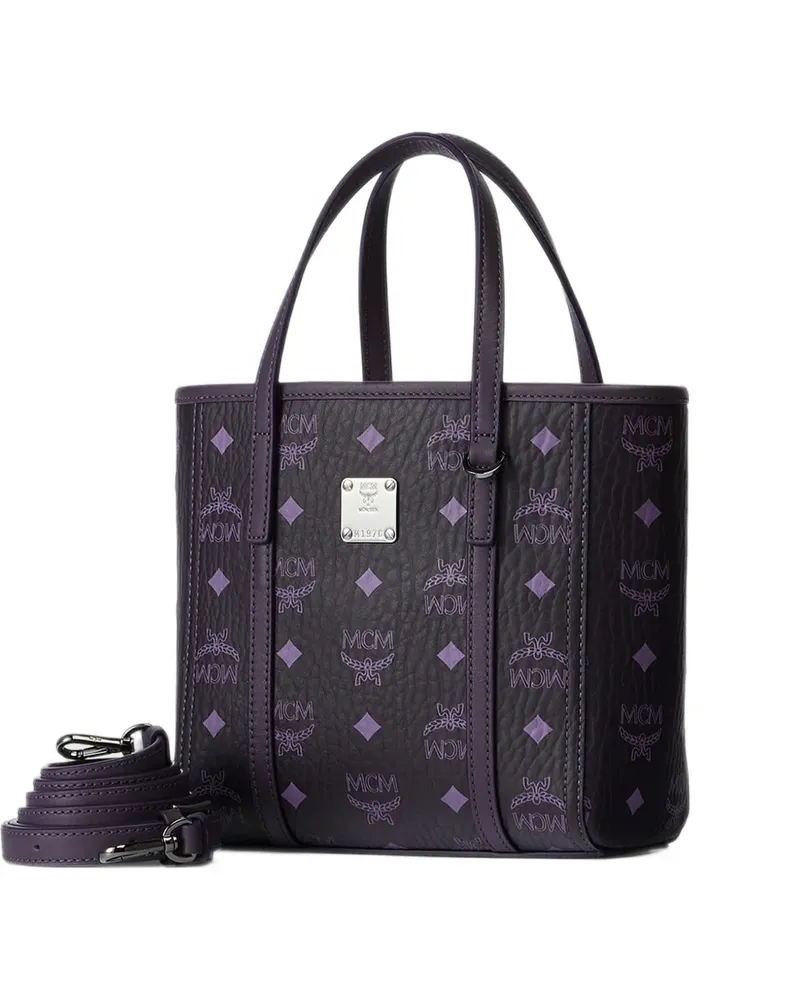 MCM Mini Toni Visetos Tote Bag - Violett Violett