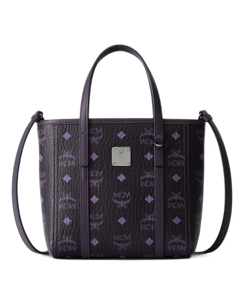 MCM Mini Toni Visetos Tote Bag - Violett Violett