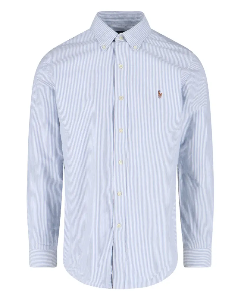 Ralph Lauren logo-embroidered shirt - Blau Blau