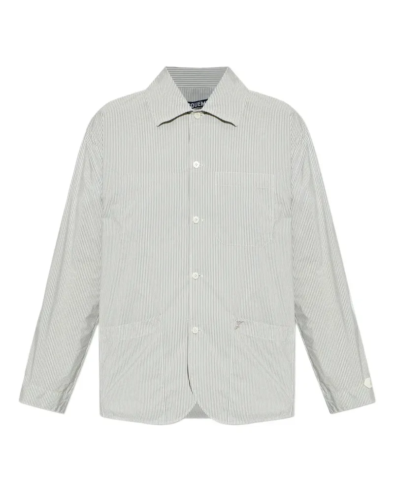 Jacquemus striped overshirt - Grau Grau