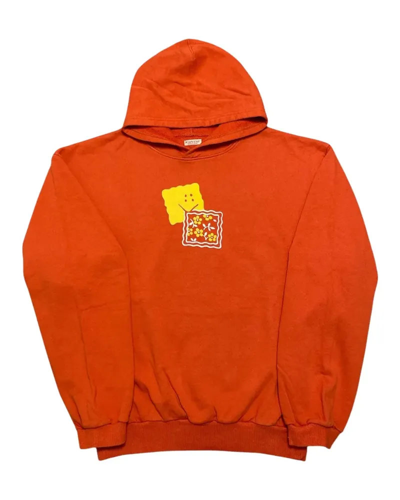 KAPITAL Peckish Bowy hoodie - Orange Orange