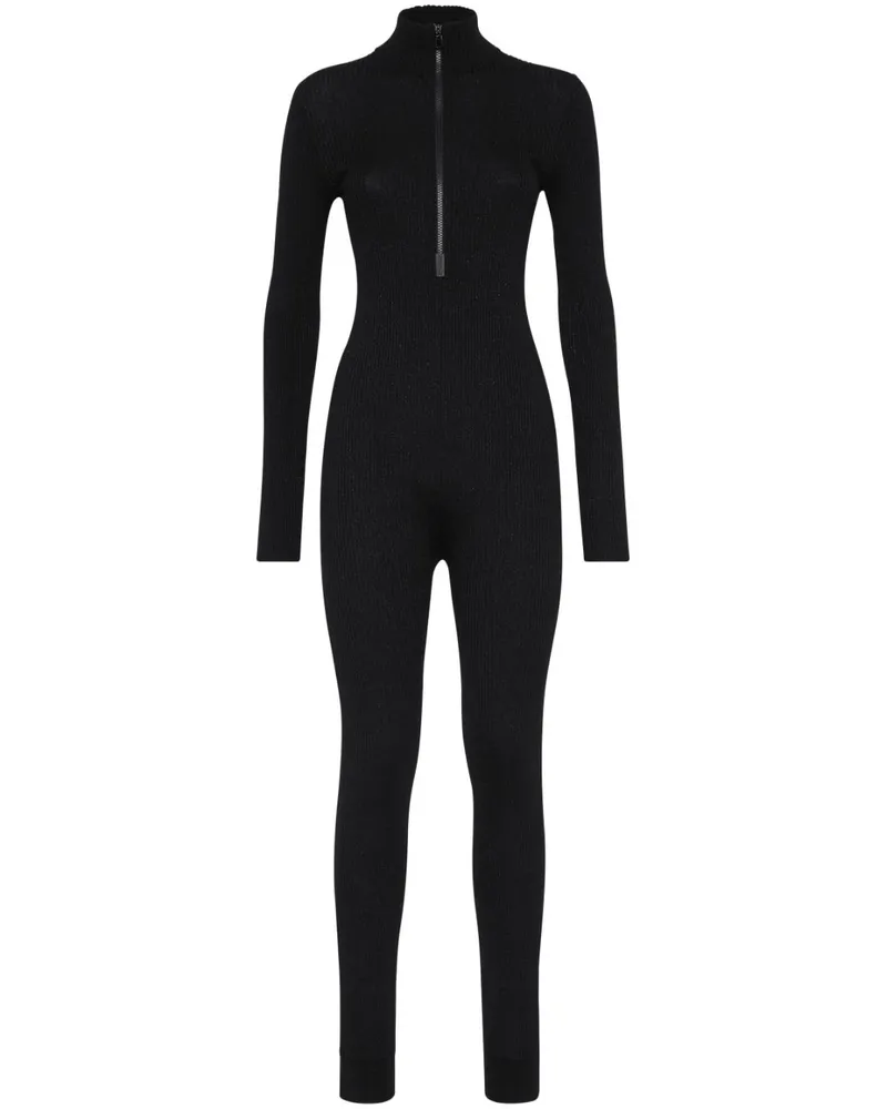 Brunello Cucinelli Sparkling Jumpsuit - Schwarz Schwarz