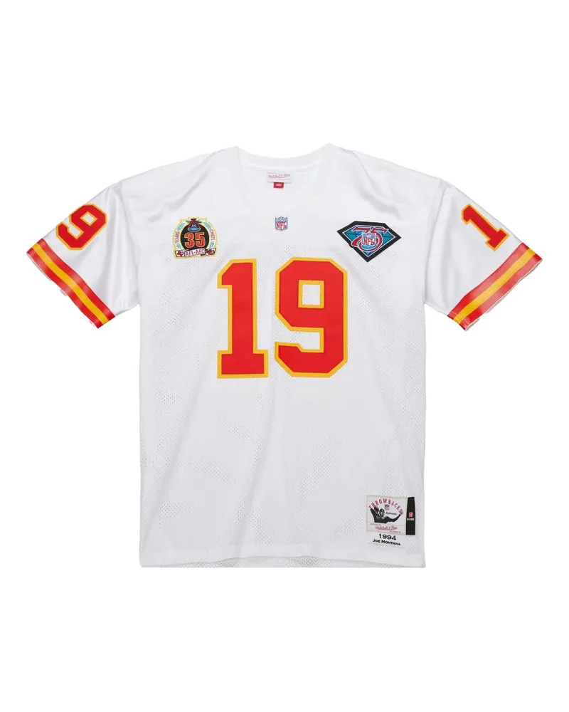 Mitchell & Ness x NFL Kansas City Chiefs 1994 Joe Montana T-Shirt - Weiß Weiß