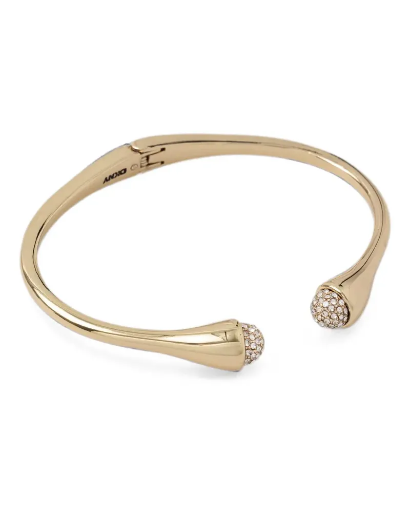 DKNY crystal-embellished cuff bracelet - Gold Gold