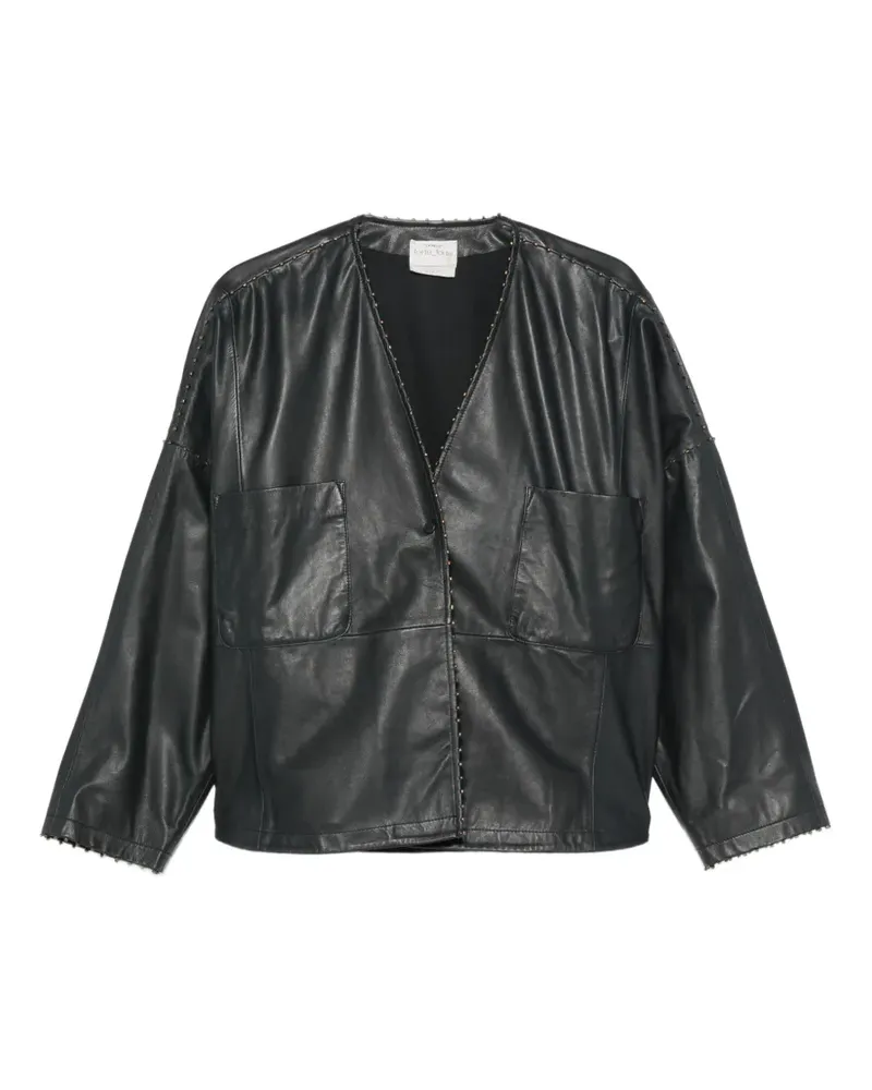 forte_forte Bomberjacke mit Perlen - Blau Blau
