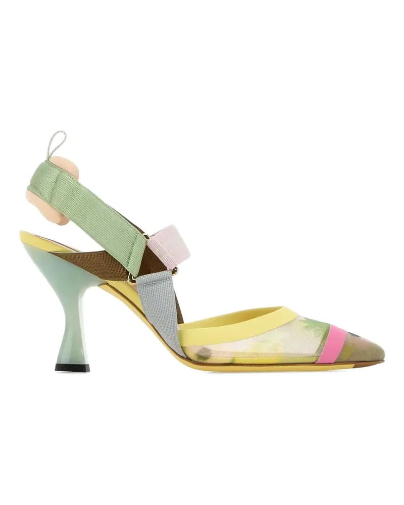 Fendi Colibri mesh pumps - Grün Grün