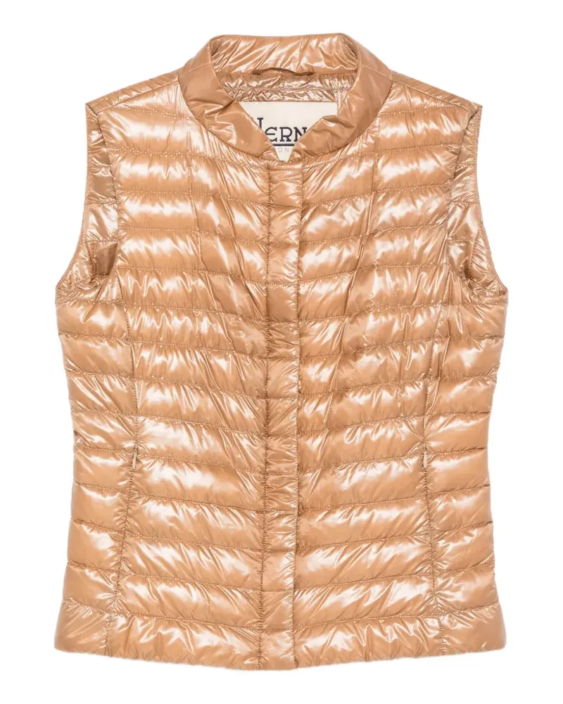 Herno Vera quilted gilet - Nude Nude