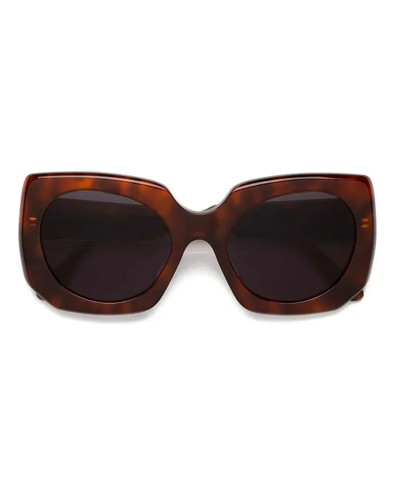 Marni havana geometric sunglasses - Braun Braun