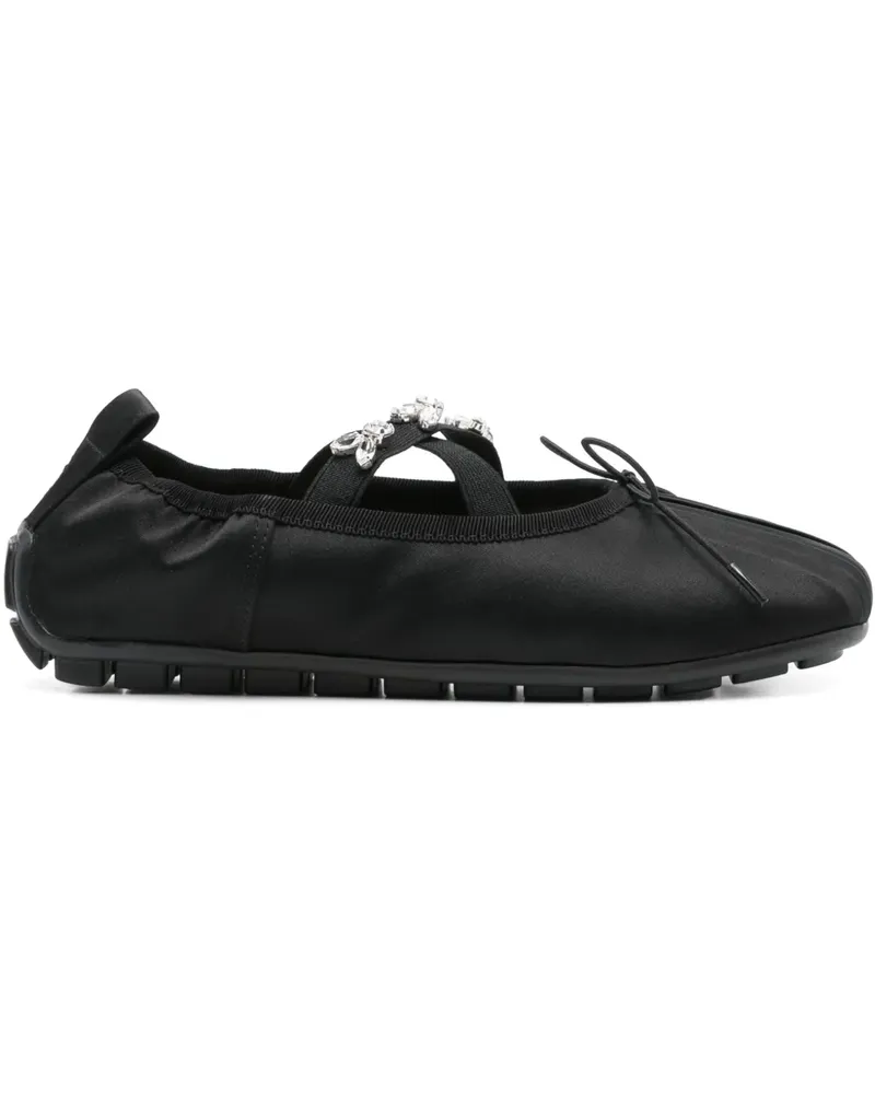 Simone Rocha Ballerina Grip Ballerinas - Schwarz Schwarz