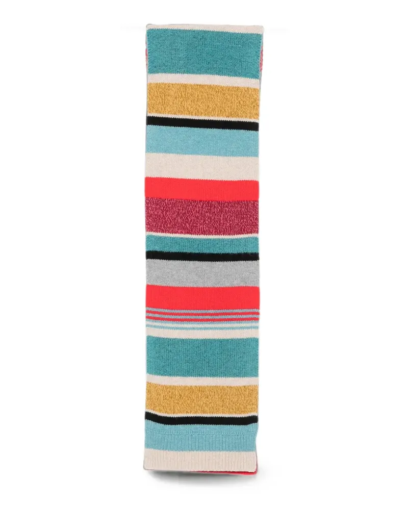 Paul Smith striped knitted scarf - Blau Blau