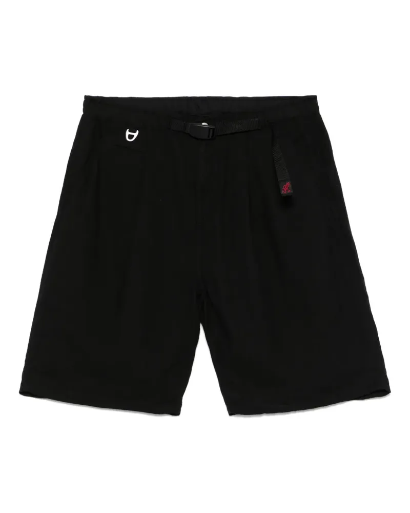 Undercover Shorts aus Leinen - Schwarz Schwarz