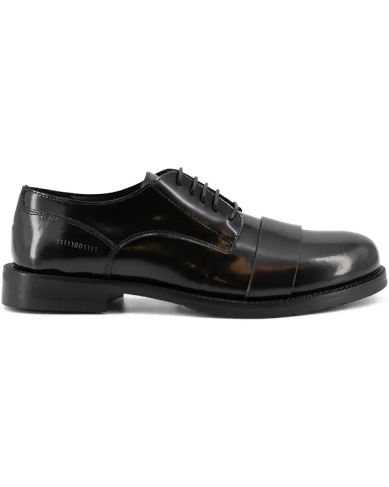 Société Anonyme Rame leather oxford shoes - Schwarz Schwarz