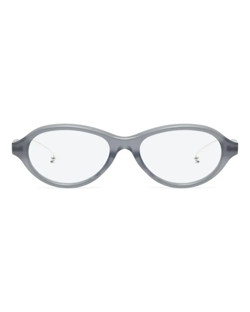 Maison Margiela x Gentle Monster Sonnenbrille mit ovalem Gestell - Grau Grau