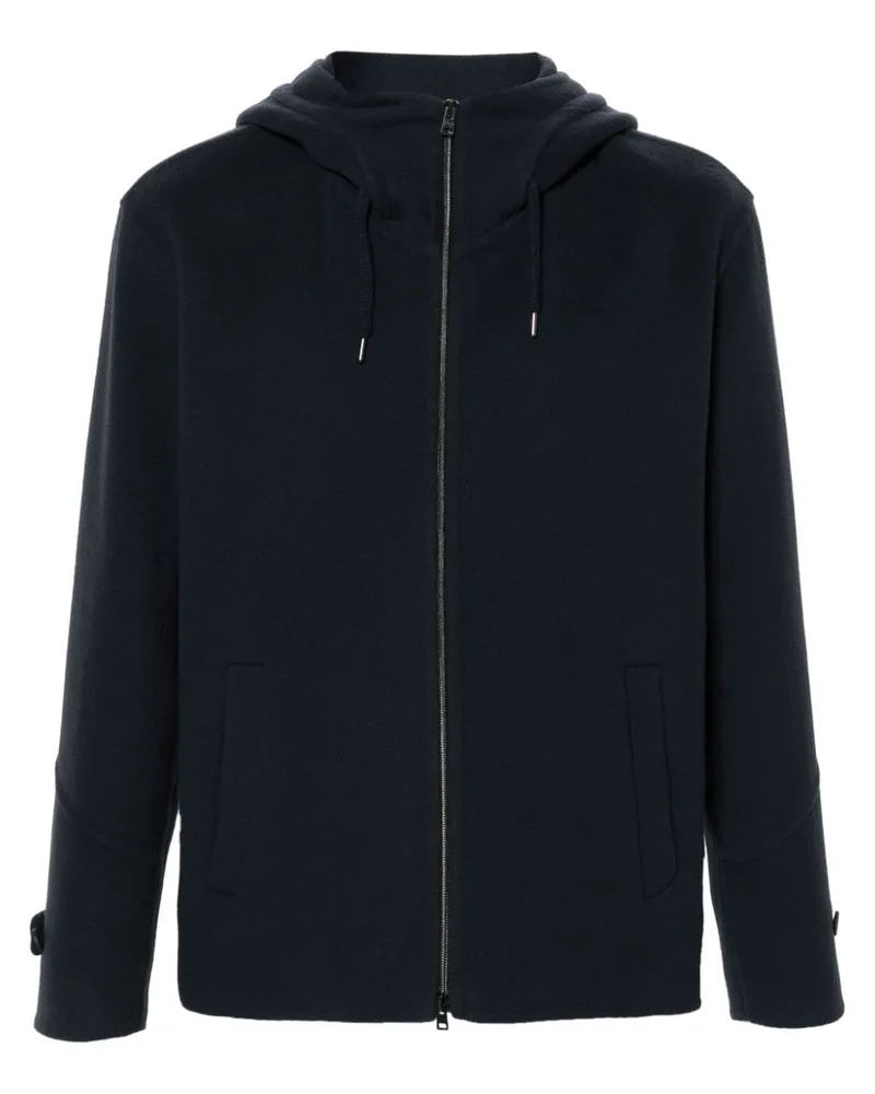 Herno Jacke aus Filz - Blau Blau