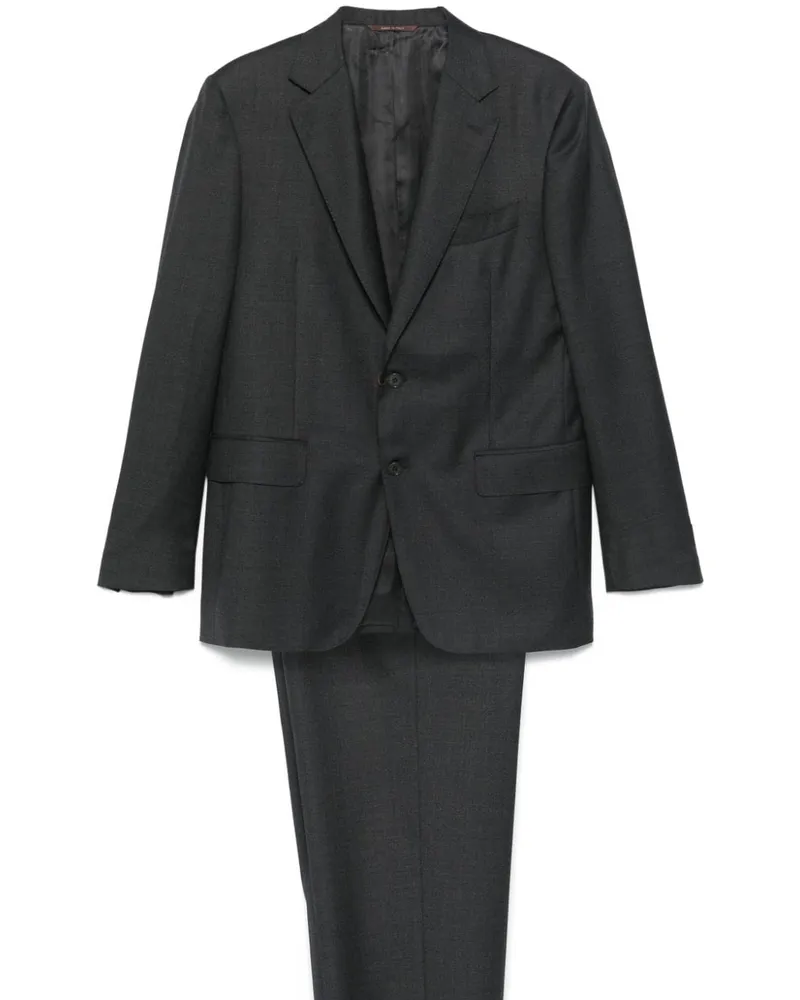 Canali Einreihiger Anzug - Grau Grau