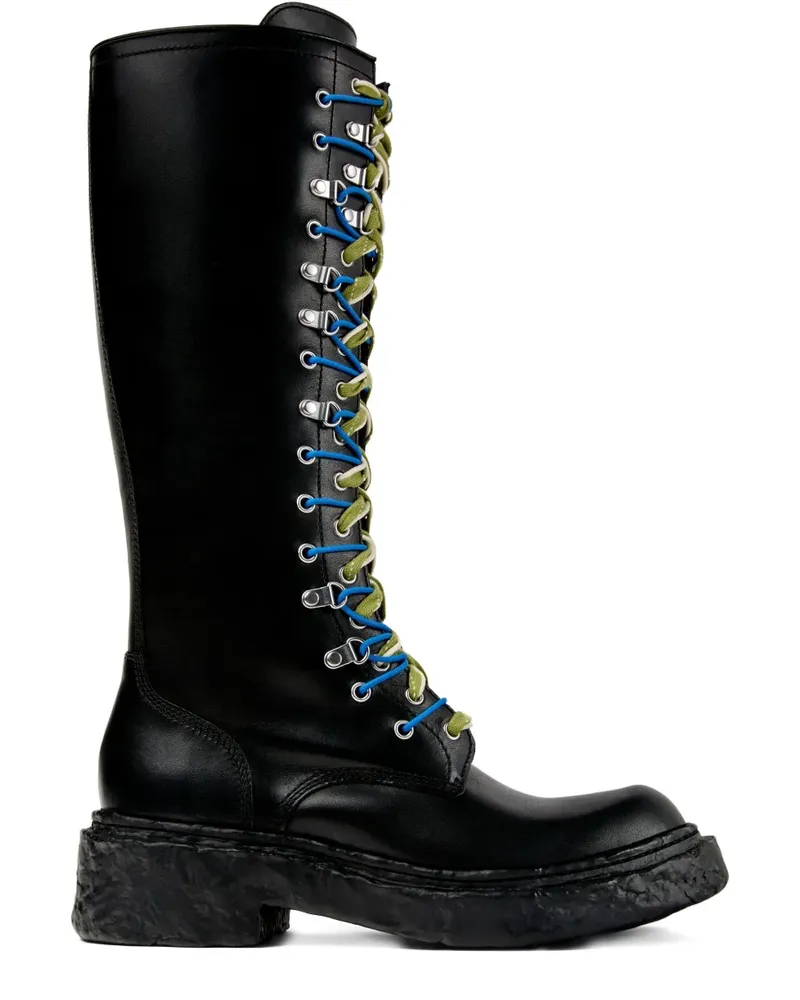 Camper Vamonos Schnürstiefel - Schwarz Schwarz