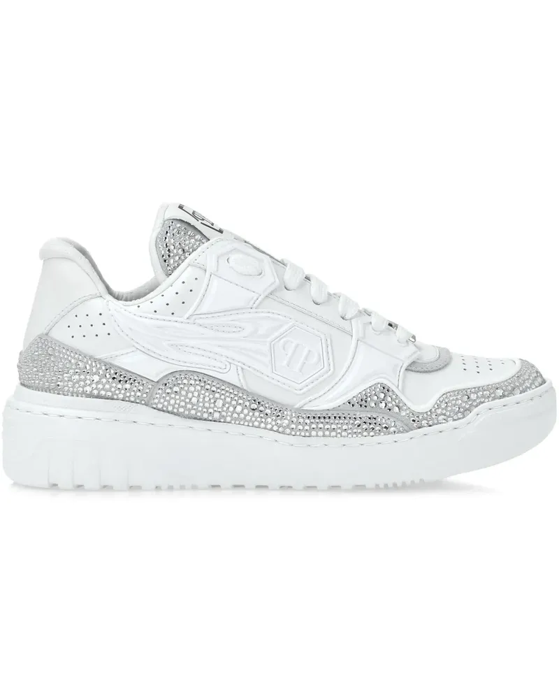 Philipp Plein Moon Walker Sneakers - Weiß Weiß