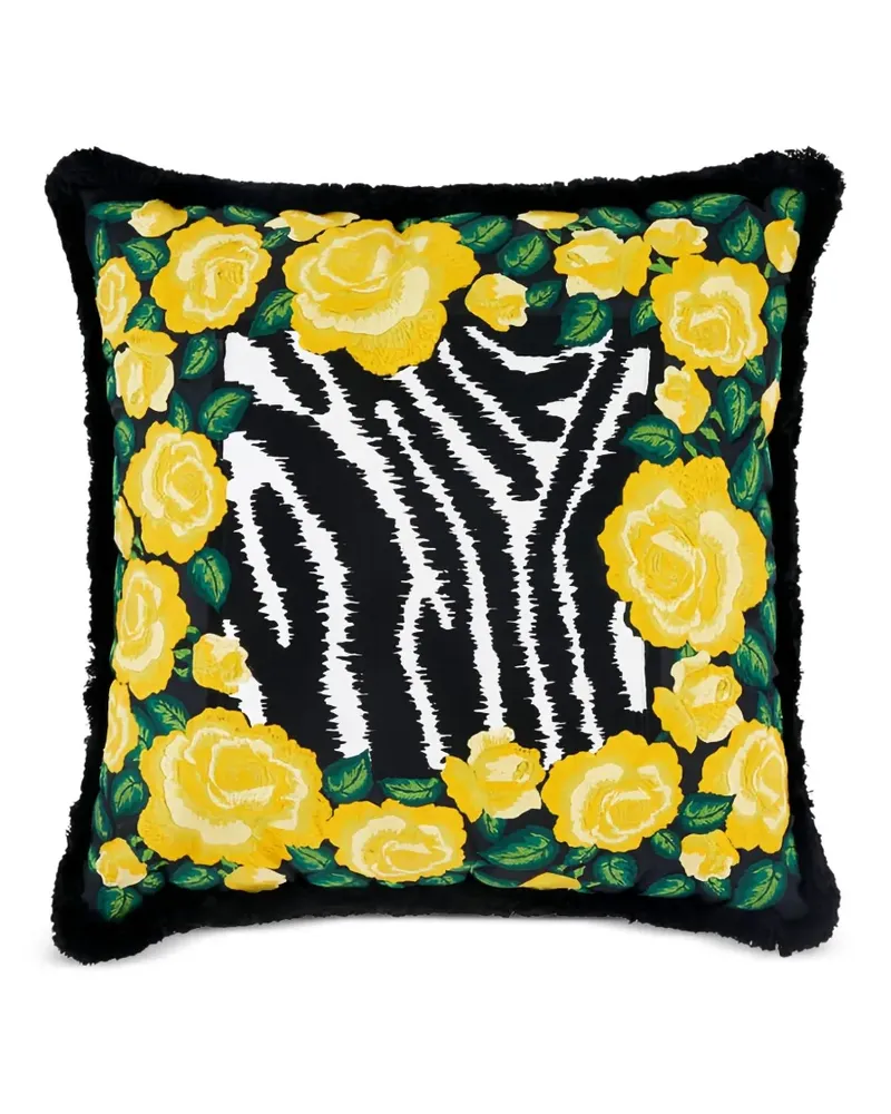 Dolce & Gabbana Mittelgroßes Kissen mit Stickerei - Schwarz Schwarz