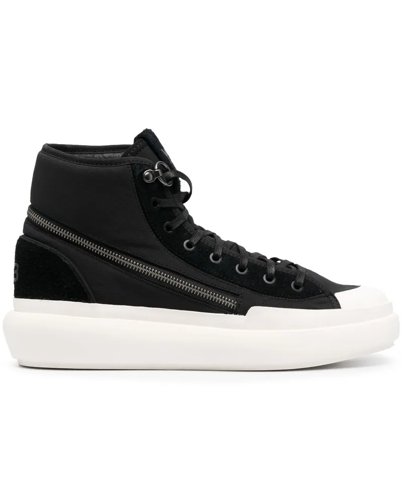 Y-3 Ajatu Court High-Top-Sneakers - Schwarz Schwarz