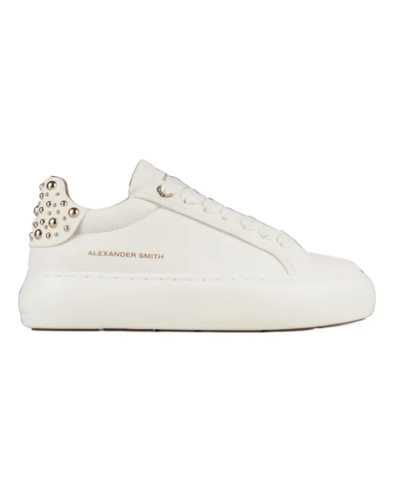 Alexander Smith Soho Sneakers mit Nieten - Weiß Weiß
