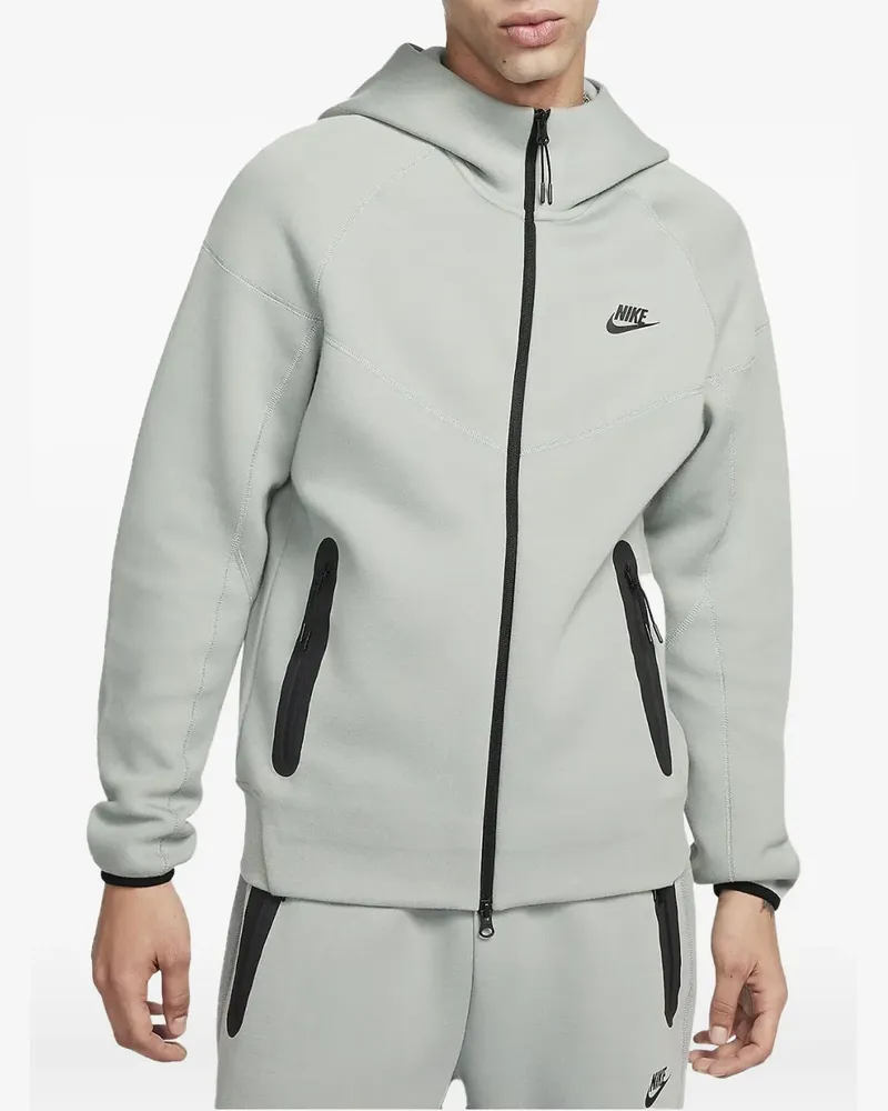 Nike Tech Fleece "Mica Green/Black" Hoodie - Grün Grün