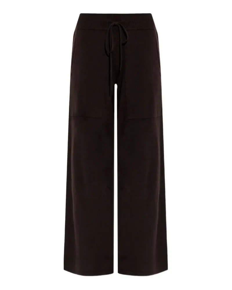 Lisa Yang drawstring pocket trousers - Braun Braun