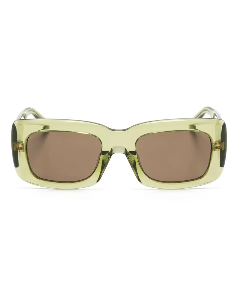 ATTICO Sonnenbrille mit eckigem Gestell - Grün Grün