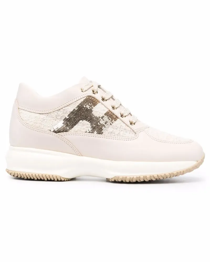 Hogan Interactive Sneakers - Nude Nude