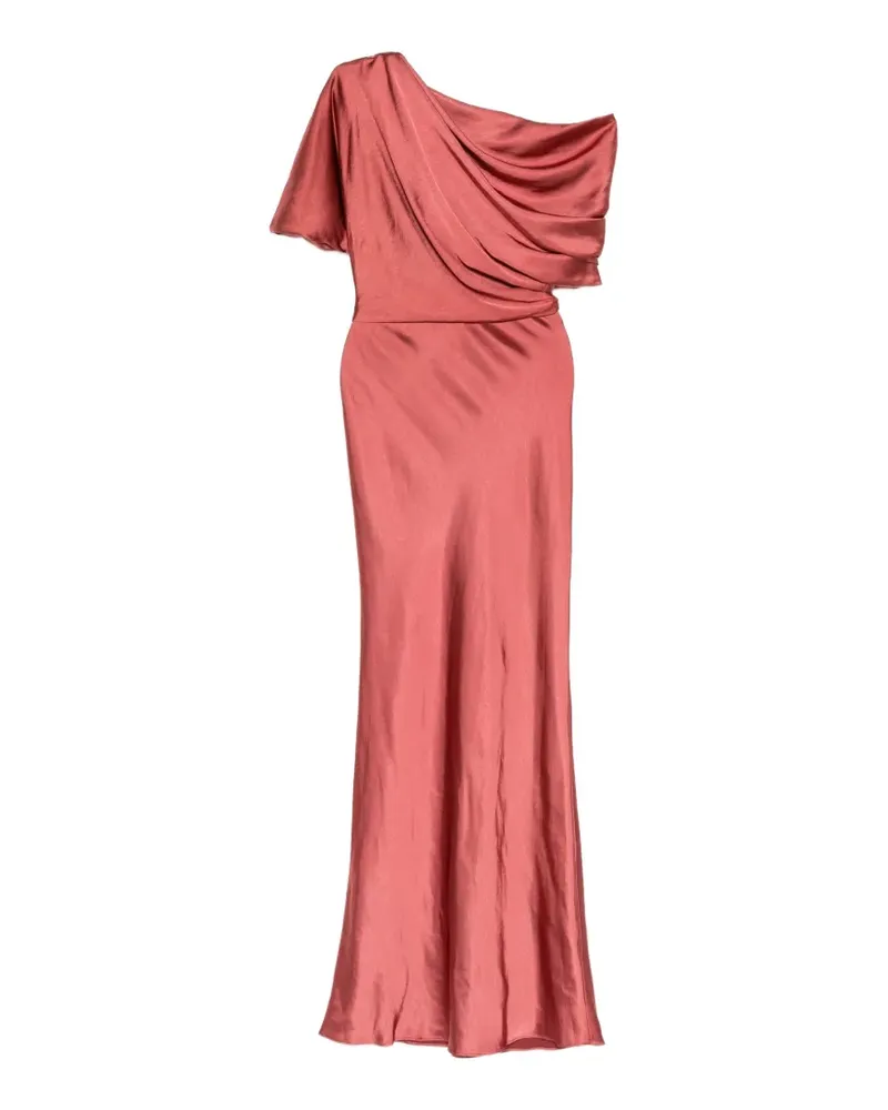 Amsale Abendkleid aus Satin - Orange Orange