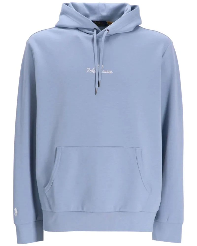 Ralph Lauren Hoodie mit Logo-Stickerei Blau