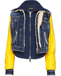 Dsquared2 Hybrid-Jacke mit Reißverschluss Blau