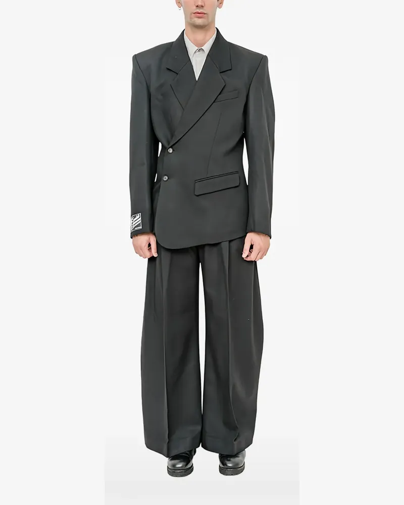 Egonlab oversized double-breasted blazer - Grau Grau
