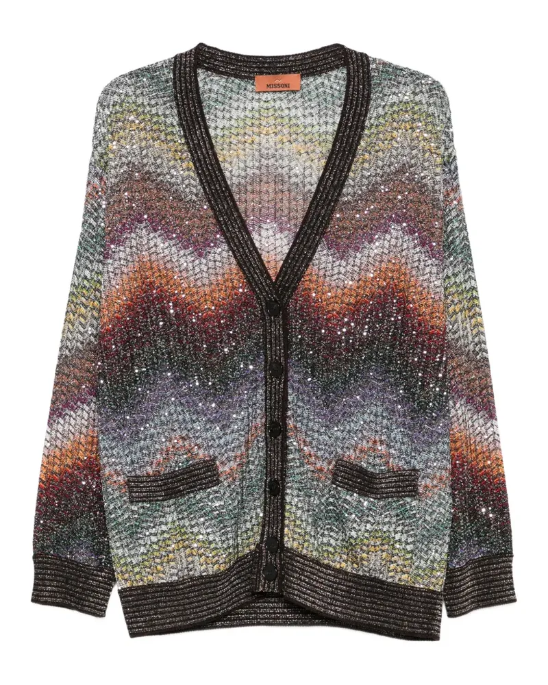 Missoni Cardigan mit Pailletten - Braun Braun