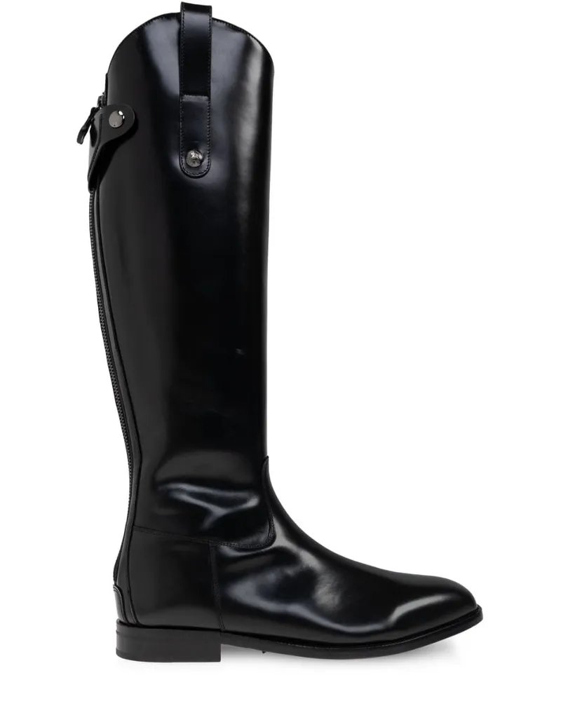 Dolce & Gabbana Kniehohe Stiefel - Schwarz Schwarz