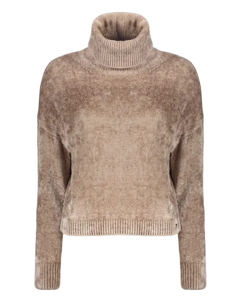 Herno high-neck long-sleeve sweater - Braun Braun