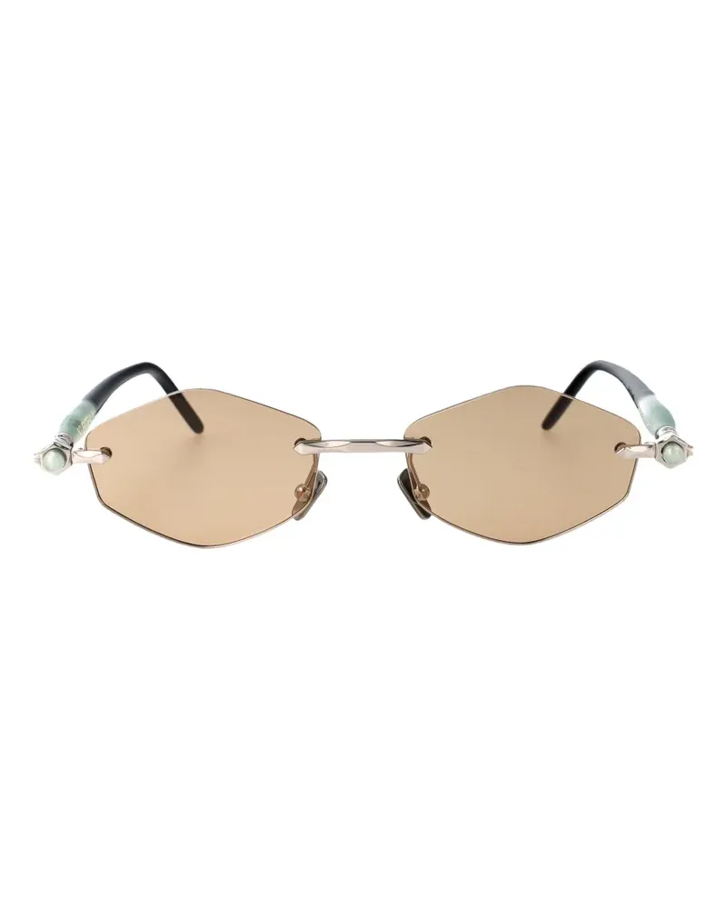 KUBORAUM Maske P60 geometric-frame sunglasses - Silber Silber