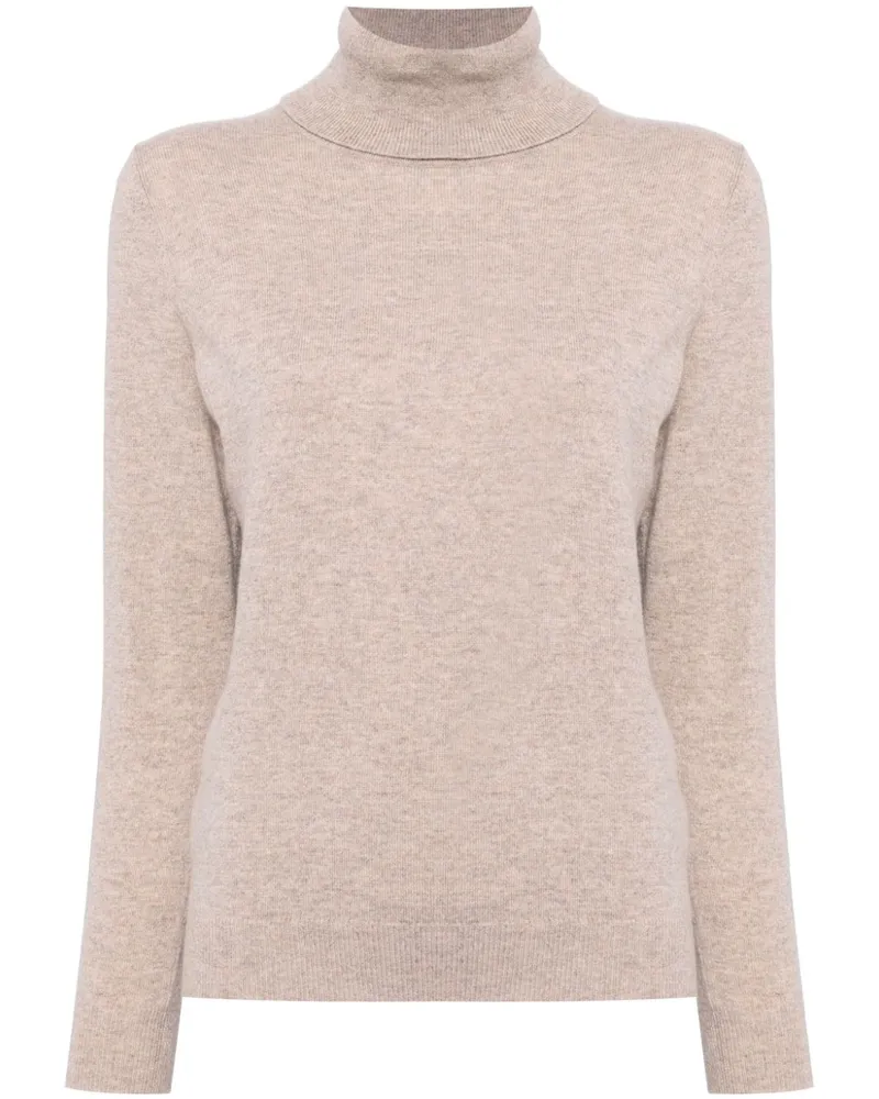 N.Peal Pullover mit Stehkragen - Nude Nude