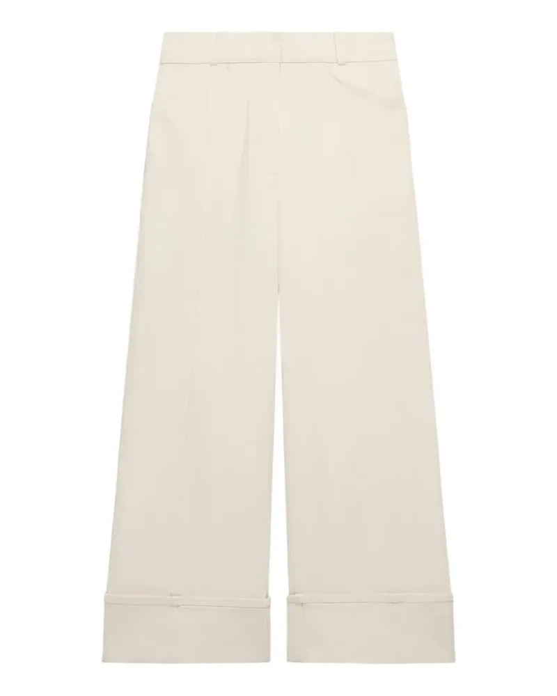 Another Tomorrow cuffed-hem jeans - Nude Nude