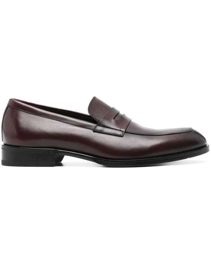 Canali Klassische Loafer - Rot Rot