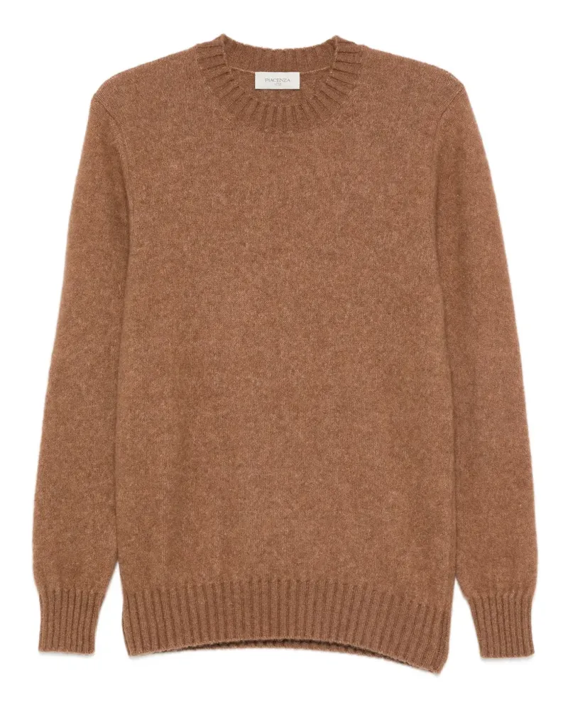 Piacenza Cashmere Pullover mit Rundhalsausschnitt - Braun Braun