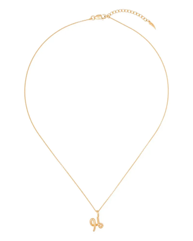 Missoma Molten Initial Halskette - Gold Gold