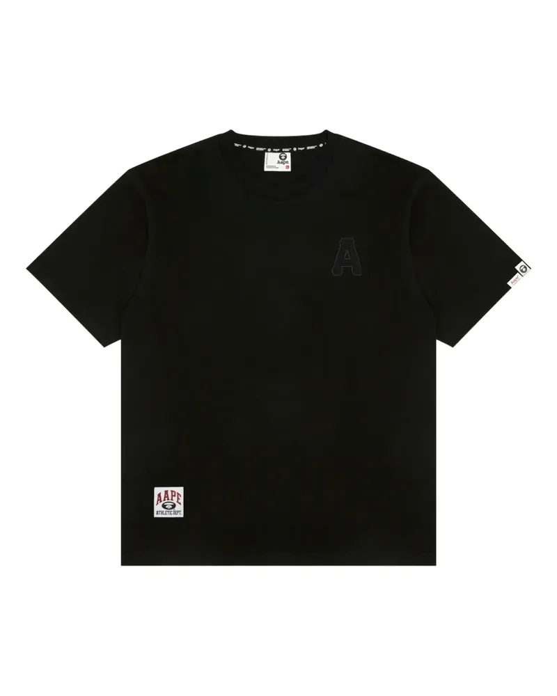 BAPE Athletic Department T-Shirt - Schwarz Schwarz