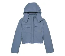Gefütterte Cargojacke - Blau