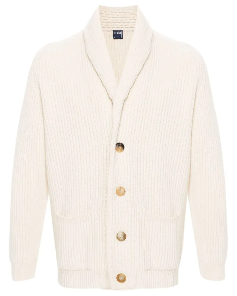 Fedeli Terminillo Cardigan - Weiß Weiß