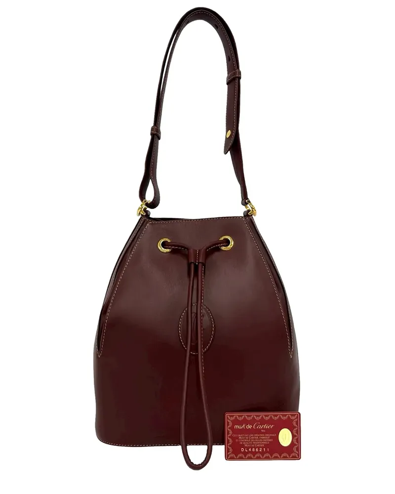 Cartier 2010-2026 Must de  Leather bucket bag - Rot Rot