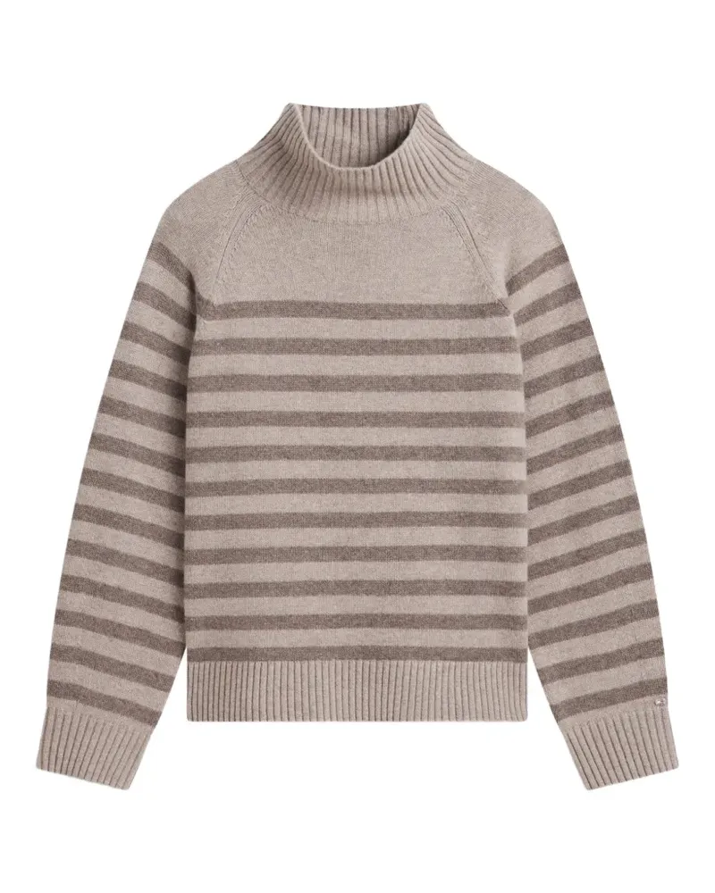 Tommy Hilfiger Gestreifter Pullover - Nude Nude