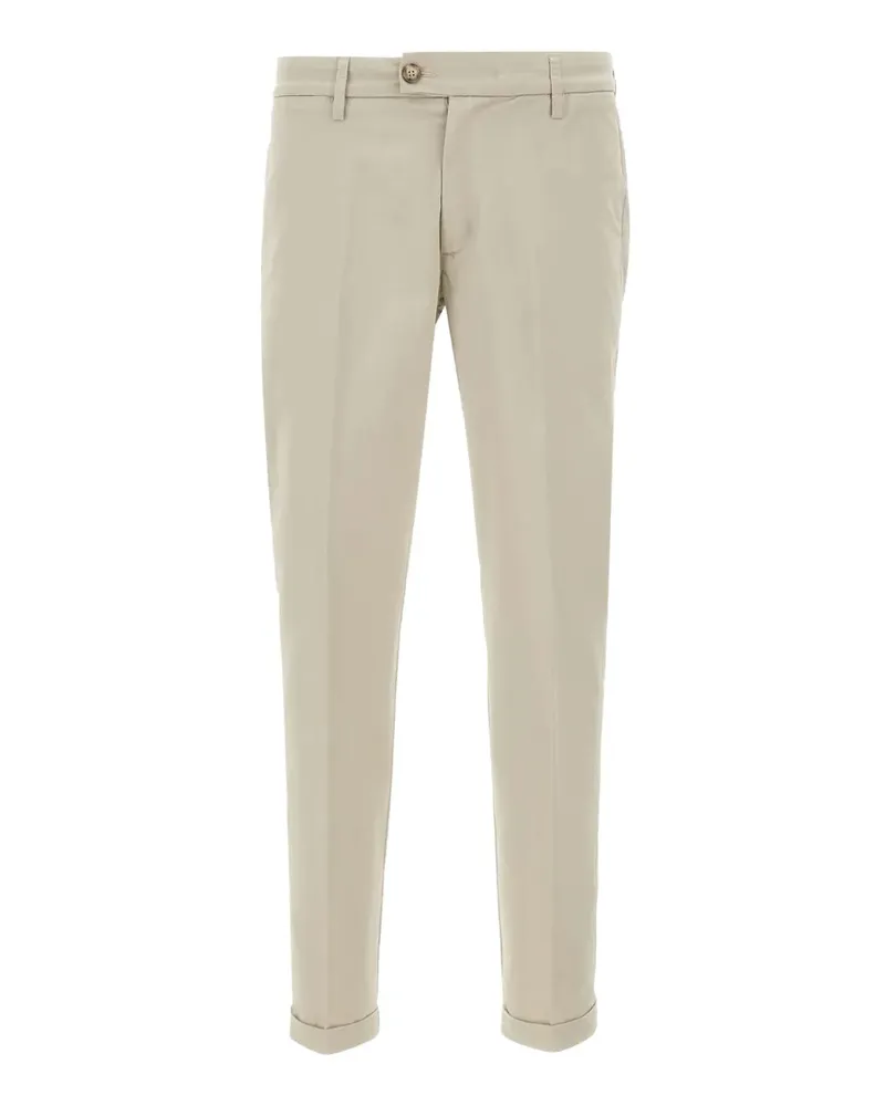 Re-HasH Mucha10 Slim-Fit-Hose - Nude Nude