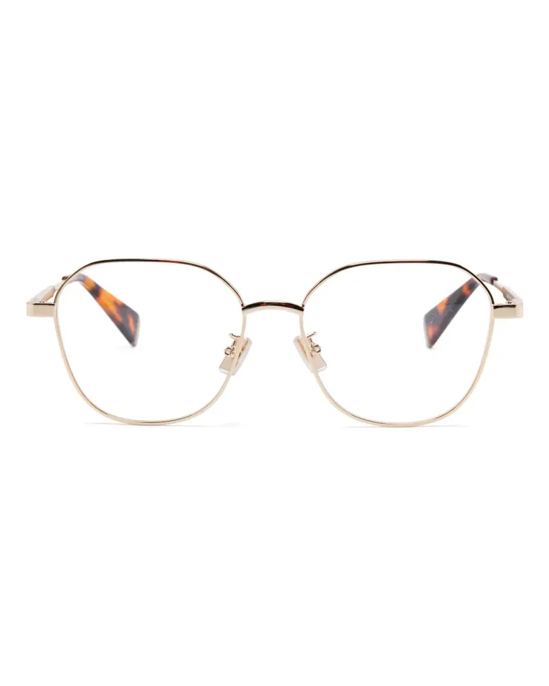 Kenzo Brille mit geometrischem Gestell - Gold Gold
