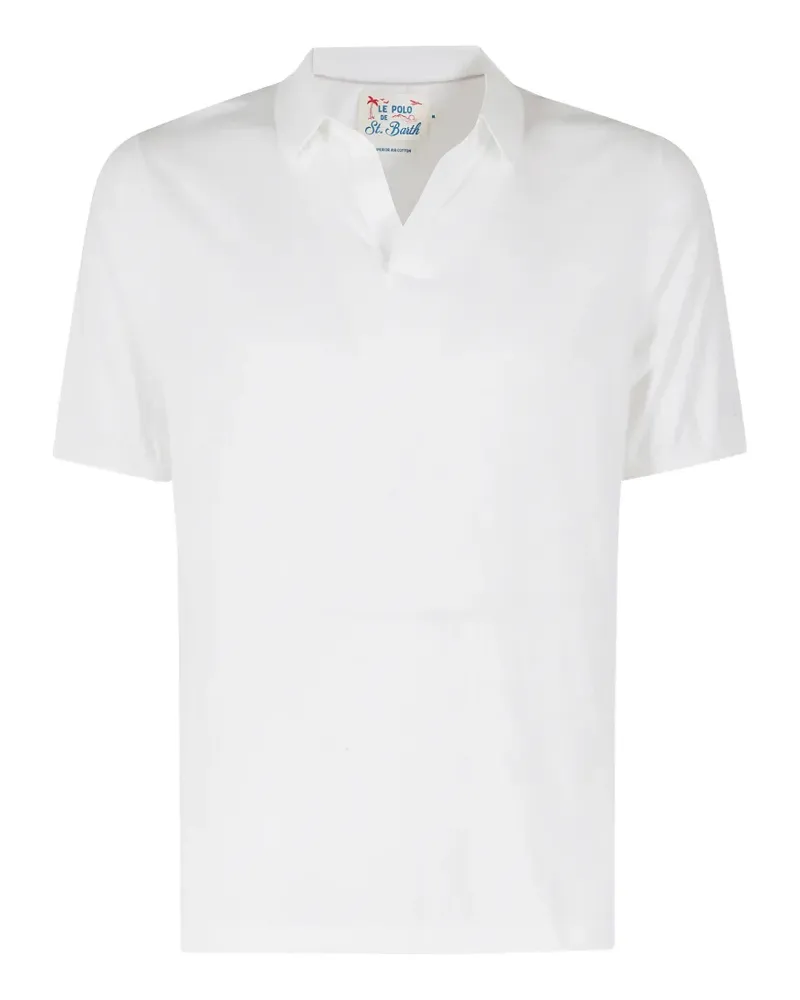 MC2 Saint Barth Sloan V-neck polo shirt - Weiß Weiß